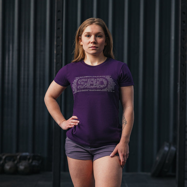 Aspire Women's Brand T-Shirt - Purple
