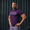 Aspire Men's Brand T-Shirt - Purple