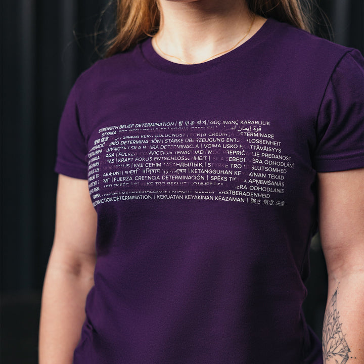 Aspire Men's Brand T-Shirt - Purple