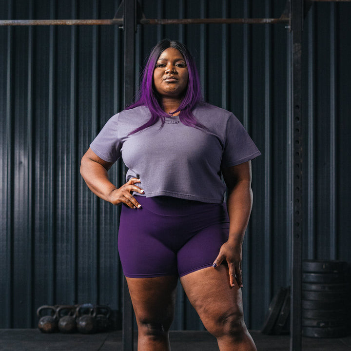 Aspire Crop Top - Lavender