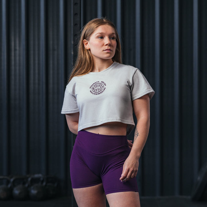 Aspire Crop Top - Off White