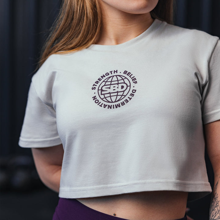 Aspire Crop Top - Off White