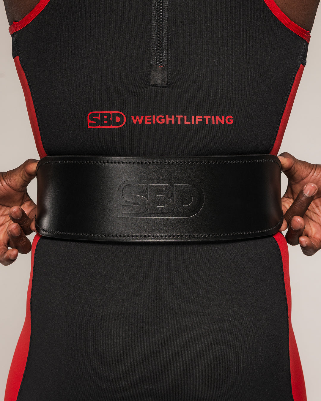 Leather Weightlifting Belt