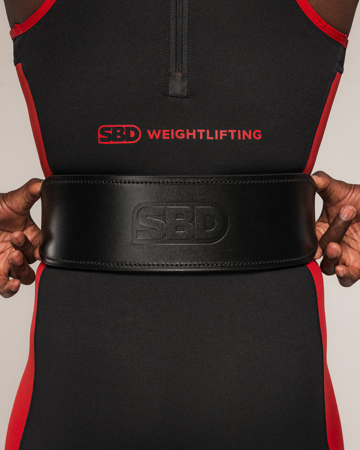 Leather Weightlifting Belt
