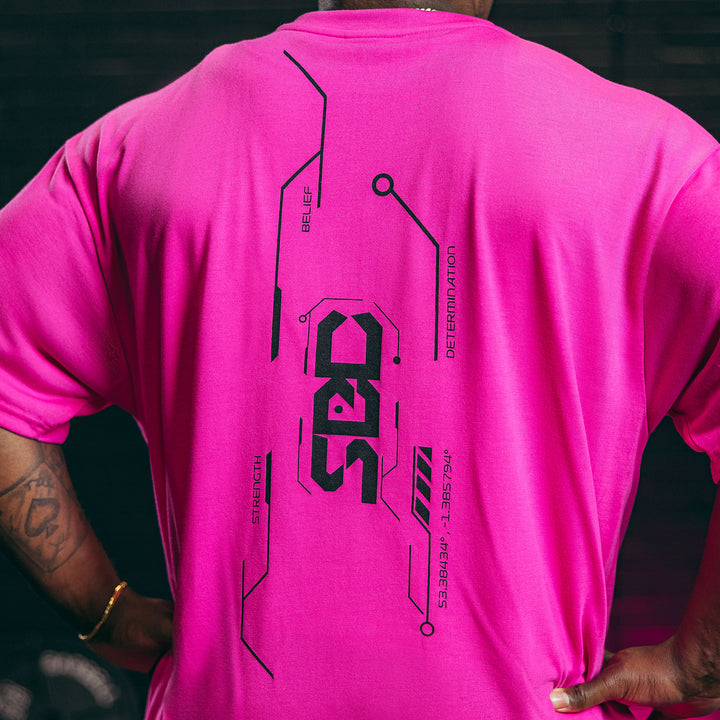 Nova Oversized T-Shirt - Glow Pink