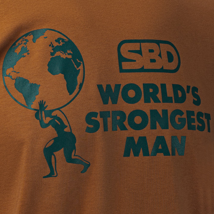 World's Strongest Man 2025 Men's T-Shirt - Rust