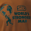 World's Strongest Man 2025 Women's T-Shirt - Rust