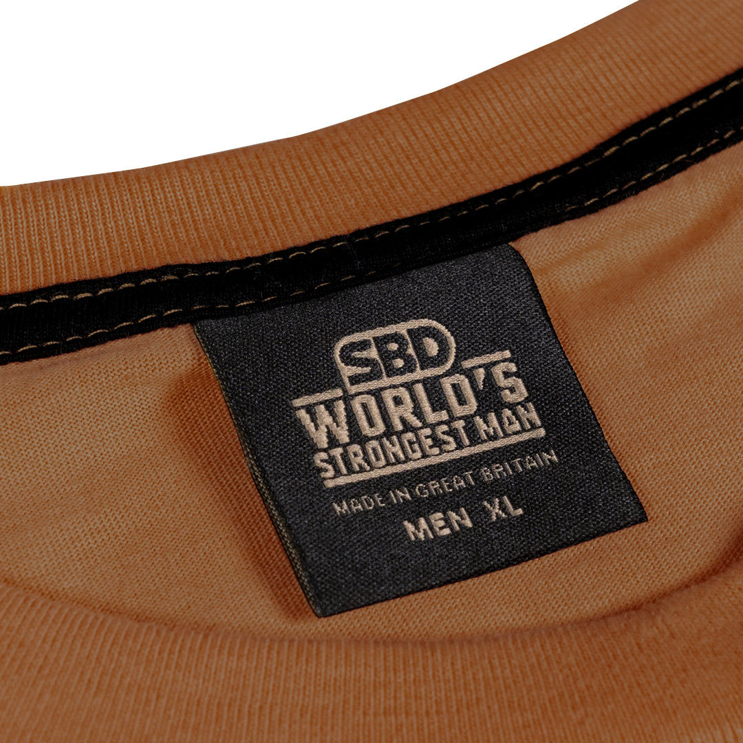 World's Strongest Man 2025 Men's T-Shirt - Rust