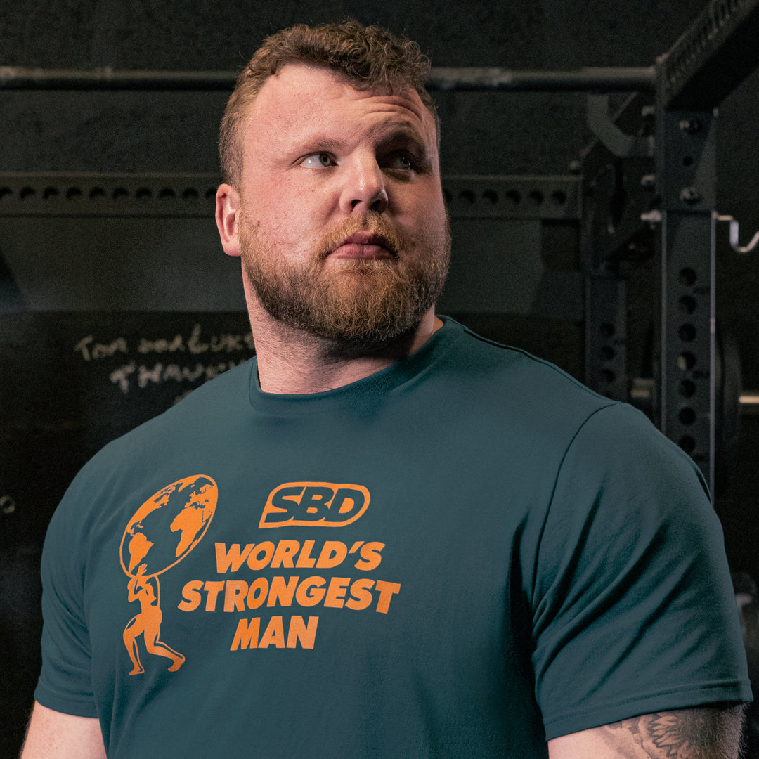 World's Strongest Man 2025 Men's T-Shirt - Navy