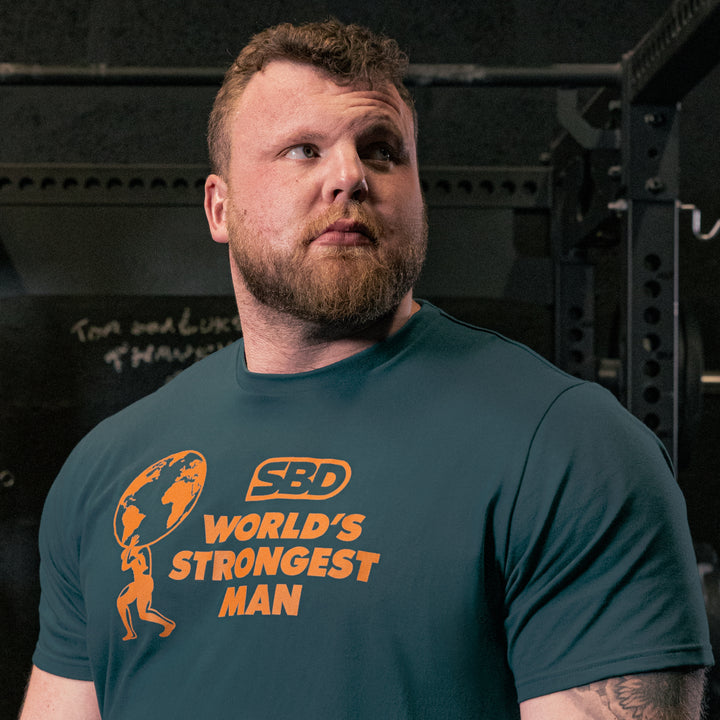 World's Strongest Man 2025 Men's T-Shirt - Navy