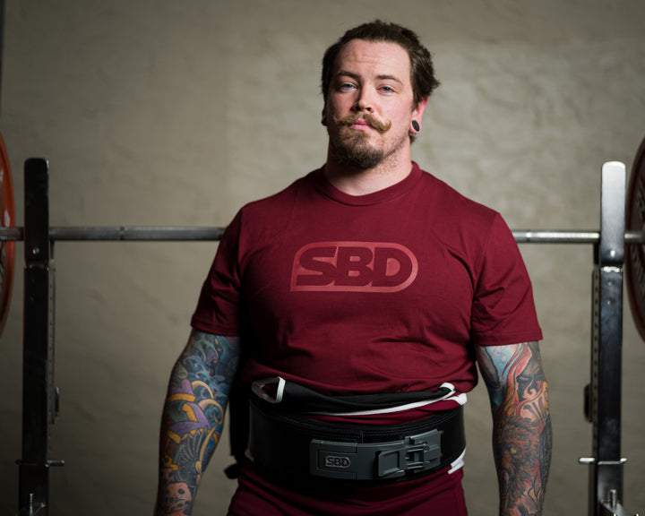 Phoenix Brand T-Shirt - Burgundy & Burgundy-SBD Apparel Canada