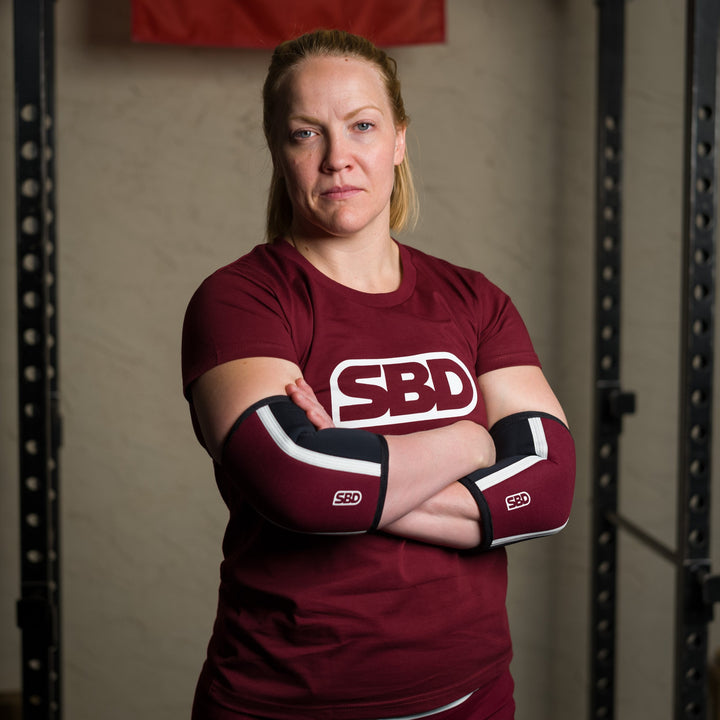 Phoenix Brand T-Shirt - Burgundy & White-SBD Apparel Canada