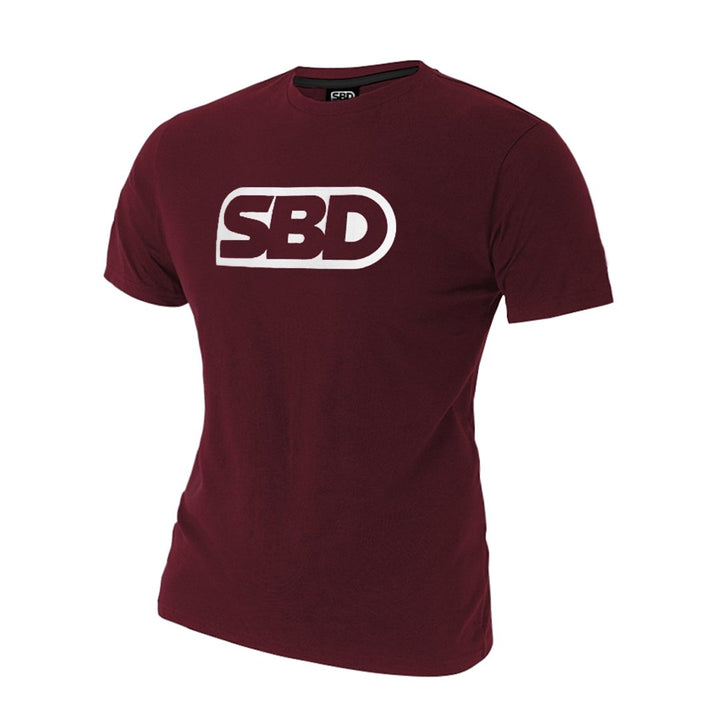 Phoenix Brand T-Shirt - Burgundy & White-SBD Apparel Canada