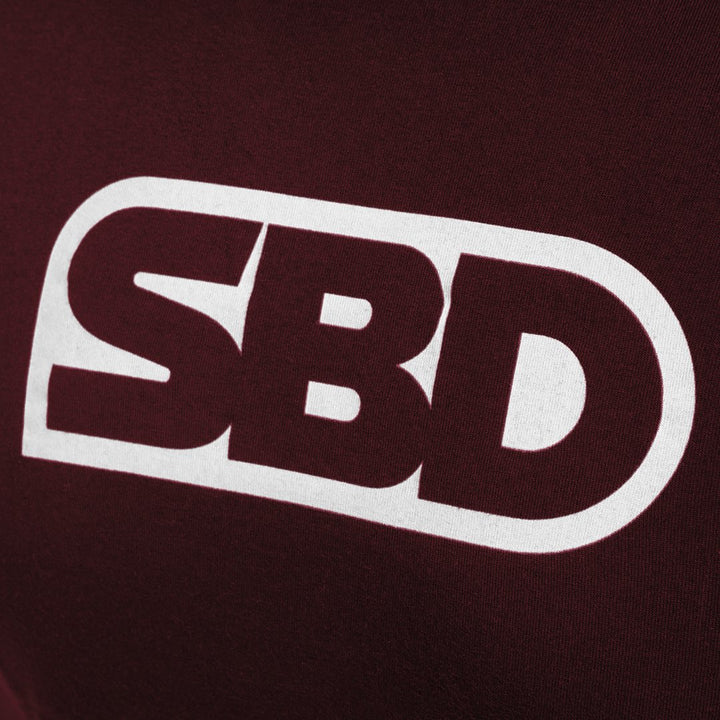 Phoenix Brand T-Shirt - Burgundy & White-SBD Apparel Canada