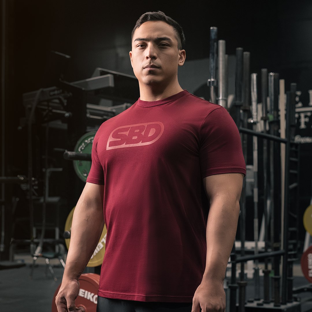 Phoenix Brand T-Shirt - Burgundy & Burgundy-SBD Apparel Canada