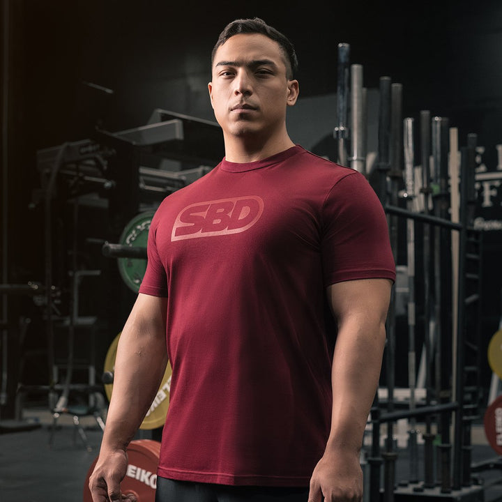 Phoenix Brand T-Shirt - Burgundy & Burgundy-SBD Apparel Canada