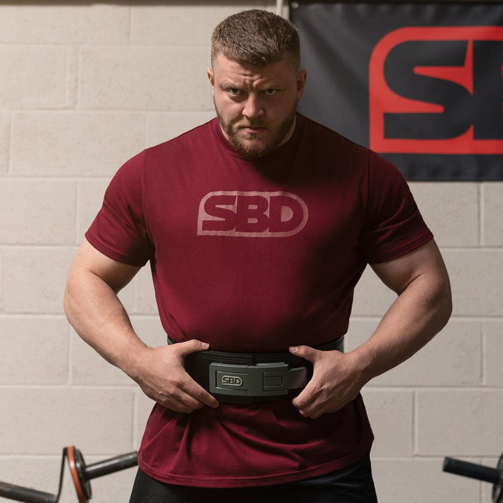 Phoenix Brand T-Shirt - Burgundy & Burgundy-SBD Apparel Canada