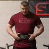 Phoenix Men's Brand T-Shirt - Burgundy & Burgundy