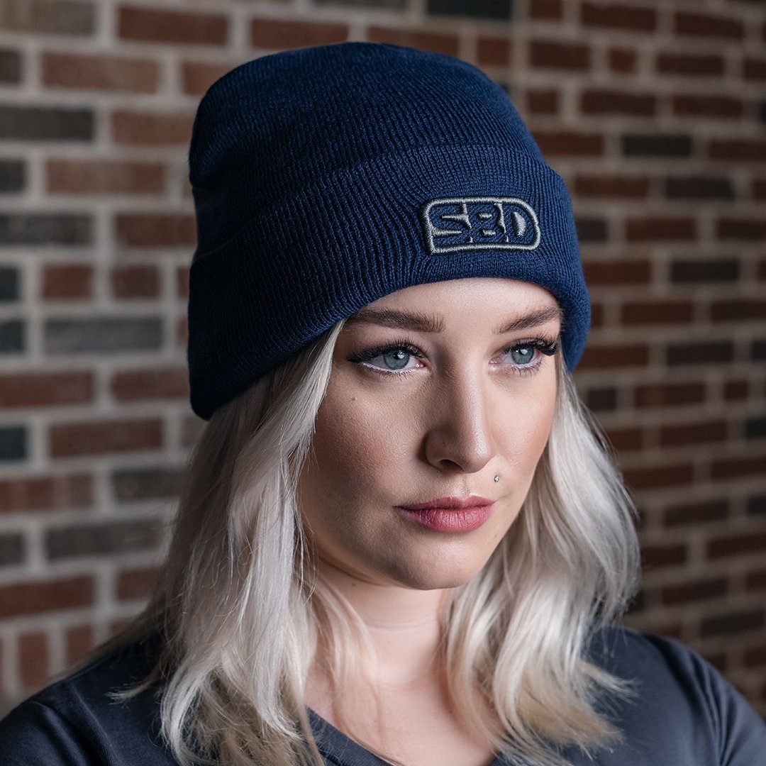 Storm Beanie - Navy-SBD Apparel Canada