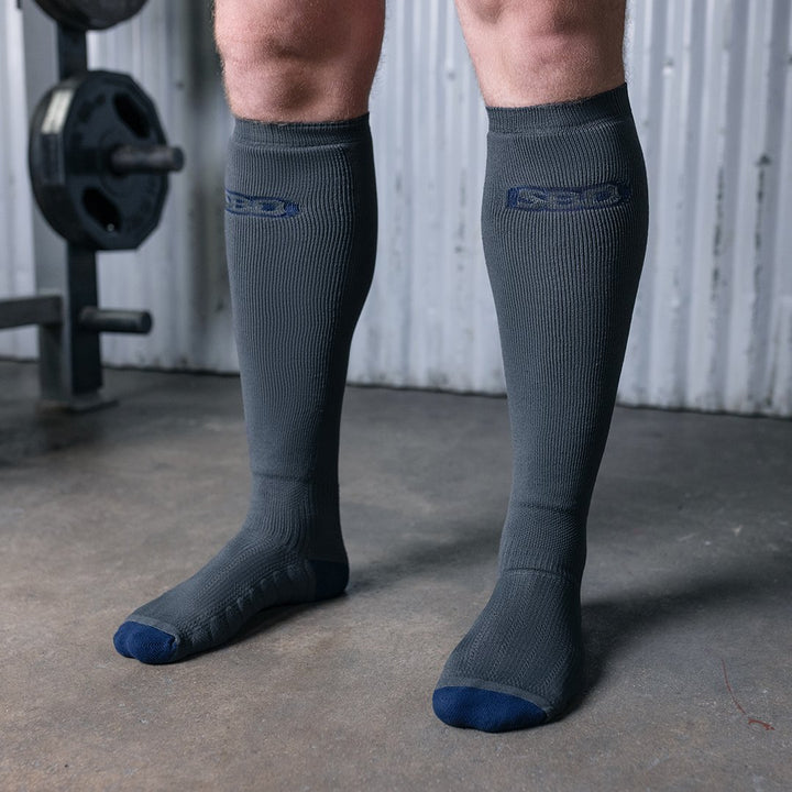 Storm Deadlift Socks - Grey-SBD Apparel Canada