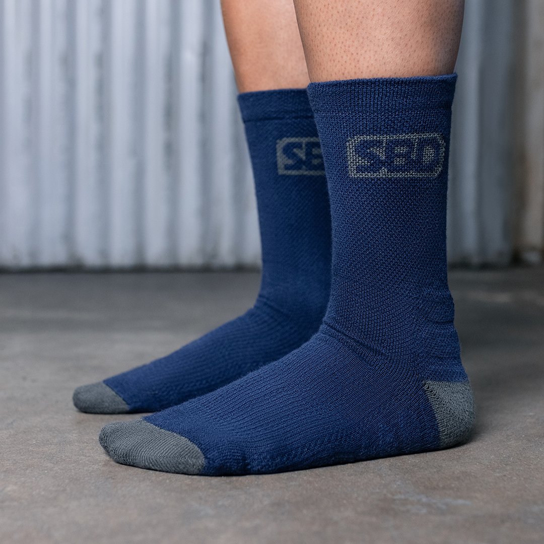 Storm Sports Socks - Navy-SBD Apparel Canada