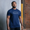 Storm Men's Brand T-Shirt - Navy