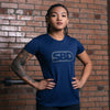 Storm Women's Brand T-Shirt - Navy