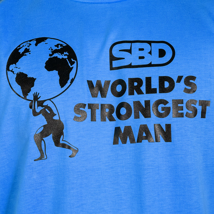 World's Strongest Man T-Shirt 2022 - Blue-SBD Apparel Canada