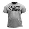 World's Strongest Man Women's T-Shirt - Grey